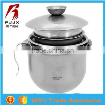 Titanium healthy eco-friendly stainless steel tea set