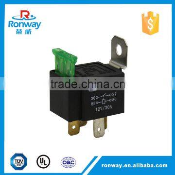 Ronway factory provide high quality 1A 1NO 12V 30A 14VDC auto fuse relay