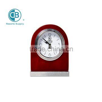 Custom hotel wood light alarm clock