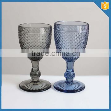 LangXu hand made bees glass stemware/colored goblet glass