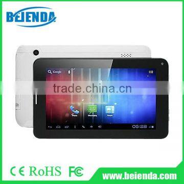 7inch 800 480 tablet pc Allwinner A23 dual core processor android 4.4 kitkat 4G 512MB dual camera HD display1024x600