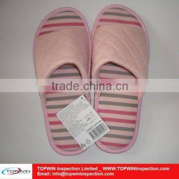 Women slipper quality control service from 3rd party inspection company in China & Asia