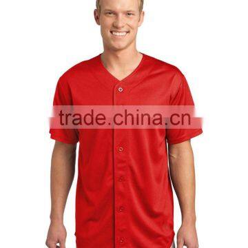 Zegaapparel 100% polyester Custom blank polyester sublimated dry fit full button baseball jerseys/uniforms wholesale