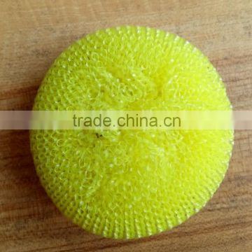 kitchen stainless steel pot scourer/mesh scourer/ plastic scourer factory direct sales