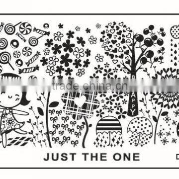 New Design Factory Outlets Dream Girl Series Nail Stamping, Professionals Nail Art Stamping Plates photo-2