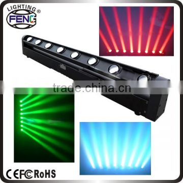 led 8pcs 10w beam moving head bar 4in1 rgbw beam led