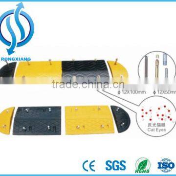 High Quality! 500MM Width Rubber Reflective Road Speed Hump