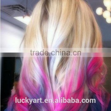 private label temporary hair chalk dye color hair chalk comb