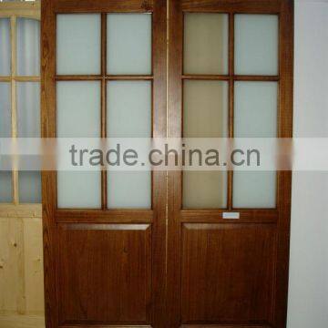 Wooden Glass Door