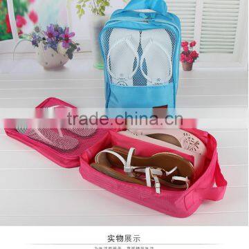 Shoes Storage Bag Waterproof And Dustproof Bag Travel Portable Box divided three layers