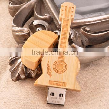 High capacity custom usb flash memory stick guitar usb stick 128GB