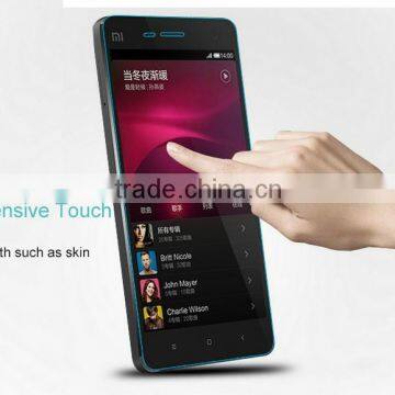 Anti scratch smart phone premium tempered glass screen protector for XIAOMI Mi3