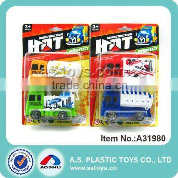 Cartoon train pull back mini truck