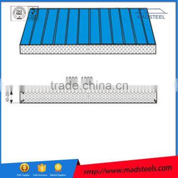 2015 Inexpensive PU/polyurethane/rock wool/glass wool sandwich panel for Roof house Sandwich Panel