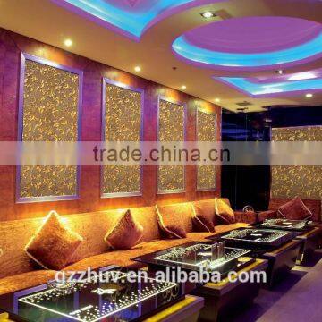 Zhihua decorative 3D wave wall panel for home decorative