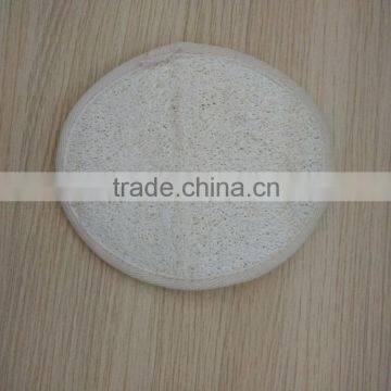 Wholesale natural disposable bath loofah sponge/bath pad