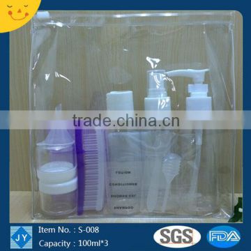 11pcs travel bottle set/airline approved travel bottles set/travel bottle set with PVC bag