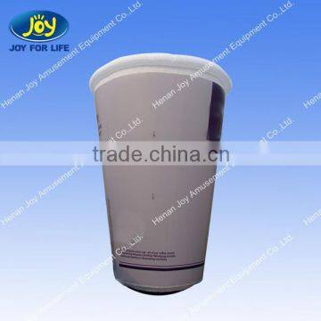 Logo printed inflatable coffee cup model for sale /inflatable advertisements on sales