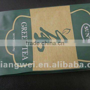 side gusset aluminum foil tea packing pouch