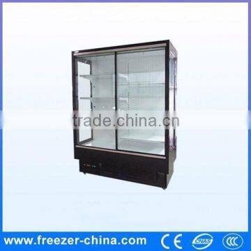Glass door direct cooling flower showcase