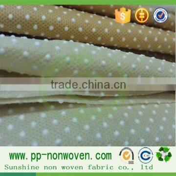 Nonslip non woven pp fabrics for slipper material