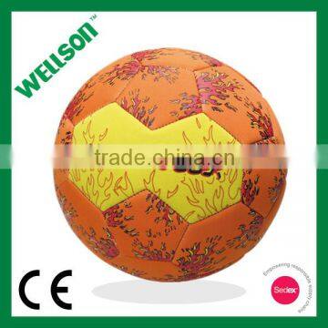 Machine sewn neoprene beach soccer ball