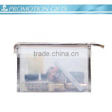 wholesale custom transparent clear plastic pvc cosmetic bags