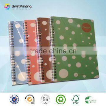 Top grade OEM menu notebook printing