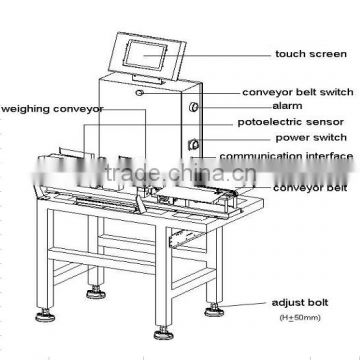 Weight Checking Machine for 500g 10kg Bags