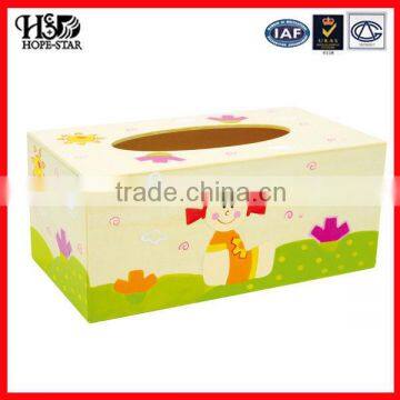 Book Cartoon Shell Tissue Box