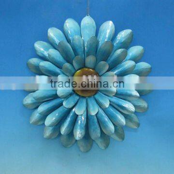 handpainted wall decorative metal flowers for crafts