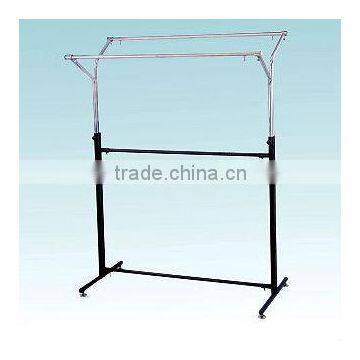 metal 2 tier clothes rack HSX-GR0028 adjustable clothes hanging rack