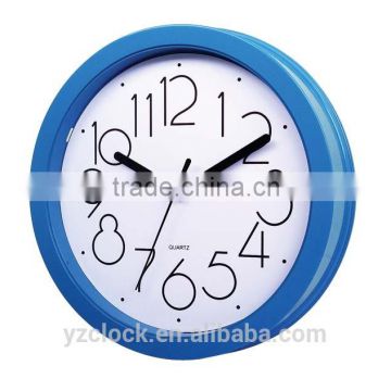 Good Quanlity Silent wall clocks 10" cheap plastic clock YZ-3522C