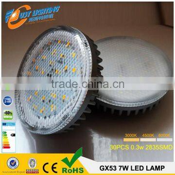 china supplier 7W 460lm GX53 LED lamp LED cabinet light indoor 6w7w8w gx53 led cabinet light