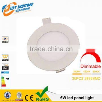 Round led panel light 3w4w6w9w12w15w18w24w CE ROHS led panel lights