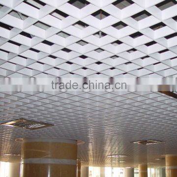 Fireproof material grid aluminum false ceiling design