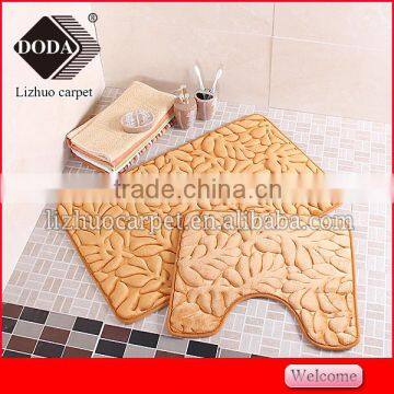 100%polyester Nonslip Pvc Backing Decorative Bath Rugs photo-4