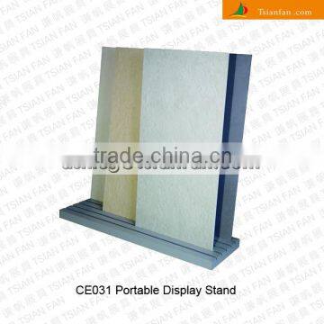 Horizonal portable display stand/space saving tile display stand -CE031