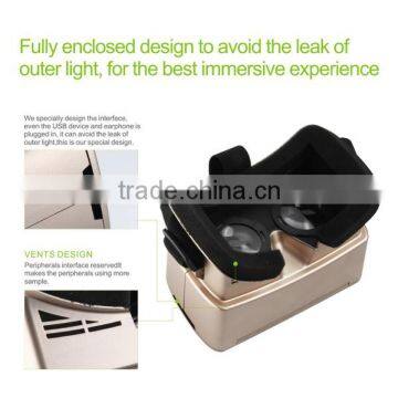 Best Price New Products Portable 2nd Generation VR BOX 2 3D Glasses for Blue Film Video Open Sex Video
