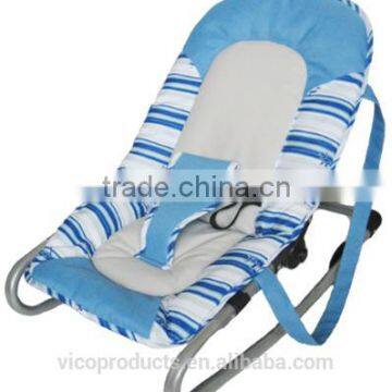 Adult folding lightweight metal bouncer baby with vibration function