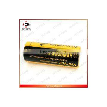 recharge battery wholesale EFAN 26650 3500mah 35A/65A high amp Limn battery