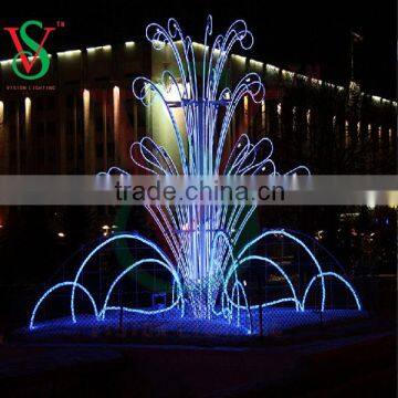 3D fourtains giant large waterproof wedding street decoration led light