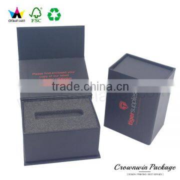 Square Clear Usb Pen Drive Black Gift Box