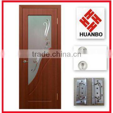 Interior MDF PVC wood panel door design