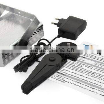 Sidiou Group Mini Red and Green Laser Stage Lighting Moving Party Stage Light Projector Stage Lighting Disco Show Laser (Silver) photo-4