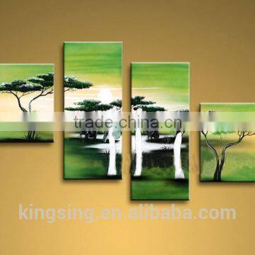 Handmade multi-panel modern canvas art of decoration 17024