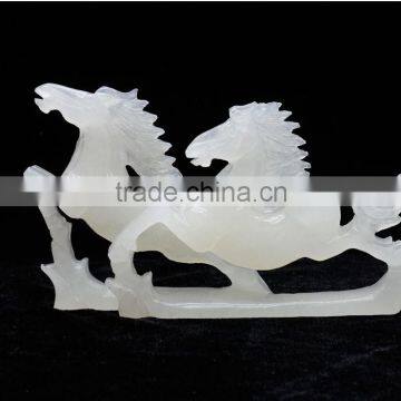 2015 High Quality Carved Jade Horse Statue Best Home Decoration photo-5