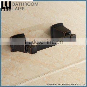 12133b china supplier zinc american style black bathroom equipments toilet roll holder