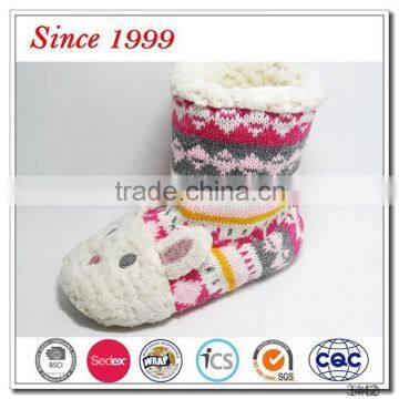 fancy girls national style knitted boots