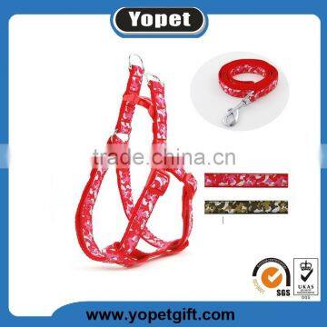 High quality custom pet Soft dog harness with leash Wholesale